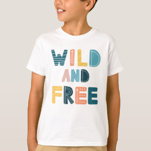Wild en vrij t-shirt