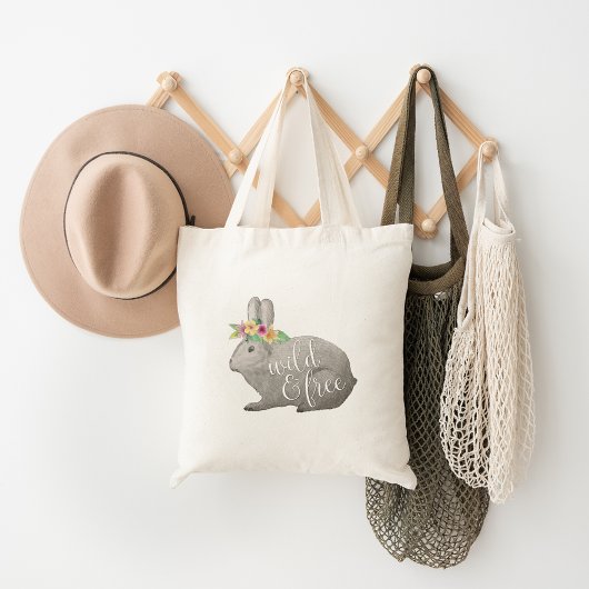 Wild en vrij tote bag