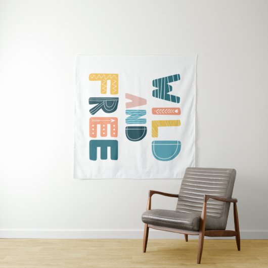 Wild en Vrij Wandkleed (In Situ (horizontaal))