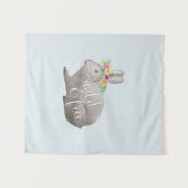 Wild en vrij wandkleed (Voorkant (horizontaal))