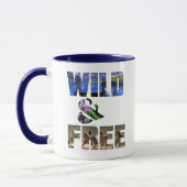 Wild en vrij | Wild + Vrij | Wilde vrije koersen Mok (Links)