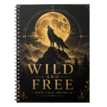Wild en Vrij | Wolf Geest Notitieboek