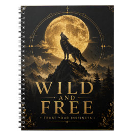 Wild en Vrij | Wolf Geest Notitieboek
