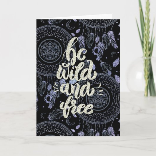 Wild en vrij zijn kaart (Voorkant)