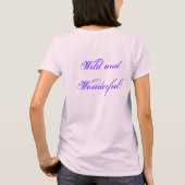 Wild en Wonderful. T-shirt (Achterkant)