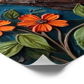 Wild en Wonderful: Wasbeer in het Nest Poster (Hoek)