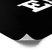 Wild Enamel Funny Wild Animal Tooth Pun Dark BG Poster (Hoek)