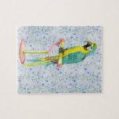 Wild Exotic Colorful Bird Legpuzzel (Horizontaal)