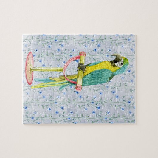 Wild Exotic Colorful Bird Legpuzzel (Horizontaal)