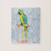 Wild Exotic Colorful Bird Legpuzzel (Verticaal)