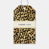Wild & Exotic Leopard Print Patroon Hartelijk dank Cadeaulabel (Voorkant)