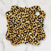 Wild & Exotic Leopard Print Pattern Bachelorette Bedankjes Labels (Achterkant)