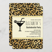 Wild & Exotic Leopard Print Pattern Bachelorette Kaart (Voorkant / Achterkant)