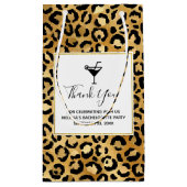 Wild & Exotic Leopard Print Pattern Bachelorette Klein Cadeauzakje (Achterkant)