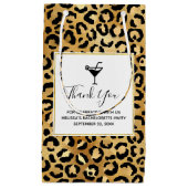 Wild & Exotic Leopard Print Pattern Bachelorette Klein Cadeauzakje (Voorkant)