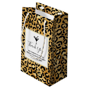 Wild & Exotic Leopard Print Pattern Bachelorette Klein Cadeauzakje