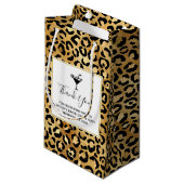 Wild & Exotic Leopard Print Pattern Bachelorette Klein Cadeauzakje (Voorkant Gekanteld)