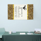 Wild & Exotic Leopard Print Pattern Bachelorette Spandoek (Beurs)
