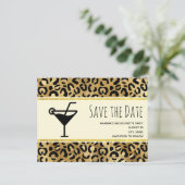 Wild & Exotische Leopard Print Patroon Bachelorett Uitnodiging Briefkaart (Staand voorkant)