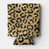 Wild & Exotische Leopard Print Patroon Bachleorett Blikjeskoeler (Voorkant)