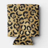 Wild & Exotische Leopard Print Patroon Bachleorett Blikjeskoeler (Achterkant)