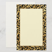 Wild & exotische luipaard print patroon briefpapie briefpapier (Voorkant / Achterkant)