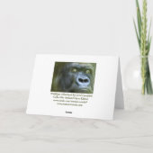 Wild Eyes - Silverback ArtCard Kaart (Achterkant)