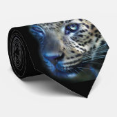 Wild Eyes - Stropdas van de Leopard-kunst (Opgerold)