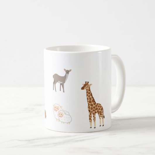 Wild faces ceramic mug koffiemok (Voorkant rechts)