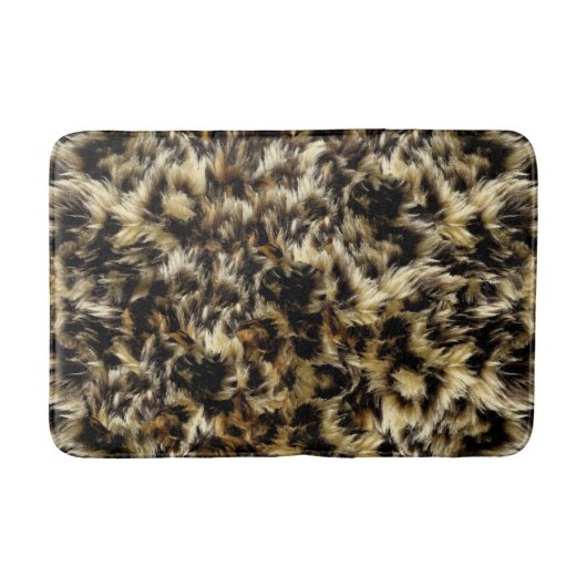 Wild Faux-fourleopardstijl Camo-afdrukken Badmat (Voorkant)