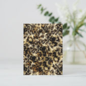 Wild Faux-fourleopardstijl Camo-afdrukken Briefkaart (Staand voorkant)