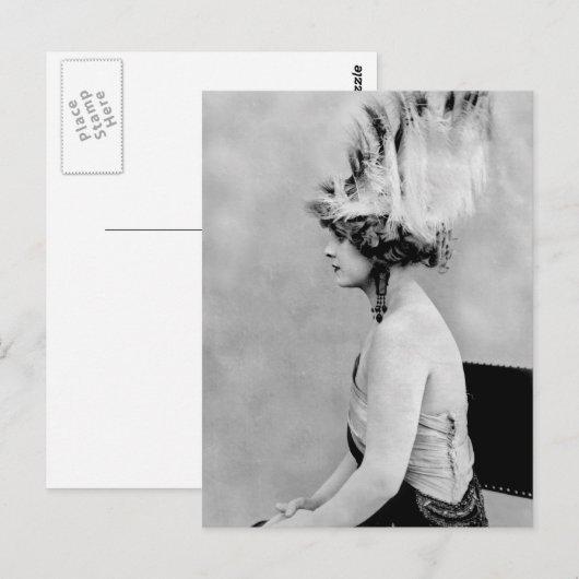 Wild Feather Pet, begin jaren 1900 Briefkaart (Voorkant / Achterkant)