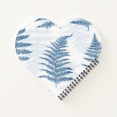 Wild Ferns Blue Notitieboek (Achterkant)