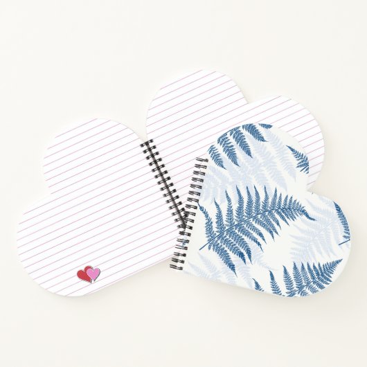 Wild Ferns Blue Notitieboek (Binnen)