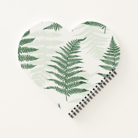 Wild Ferns Green Notitieboek (Achterkant)