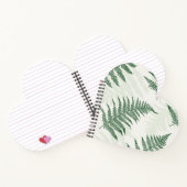 Wild Ferns Green Notitieboek (Binnen)