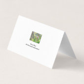 Wild Field Grass - Violet Blossom Folded Kaart (Achterkant)