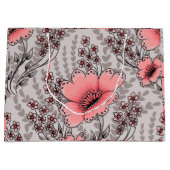 Wild fields patterned gift bag groot cadeauzakje (Voorkant)