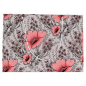 Wild fields patterned gift bag groot cadeauzakje (Achterkant)