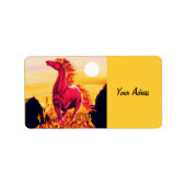 Wild Fire Horse Label (Voorkant)