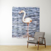 Wild Flamingo Wandkleed (In situ)