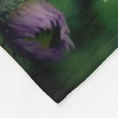 Wild Fleabane Daisy Flower Abstract gepersonalisee Fleece Deken (Hoek)