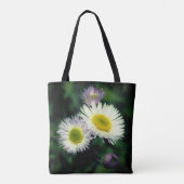 Wild Fleabane Daisy Flower Close Tote Bag (Achterkant)