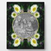 Wild Fleabane Daisy Flower Uw foto toevoegen Fotoplaat (Voorkant)