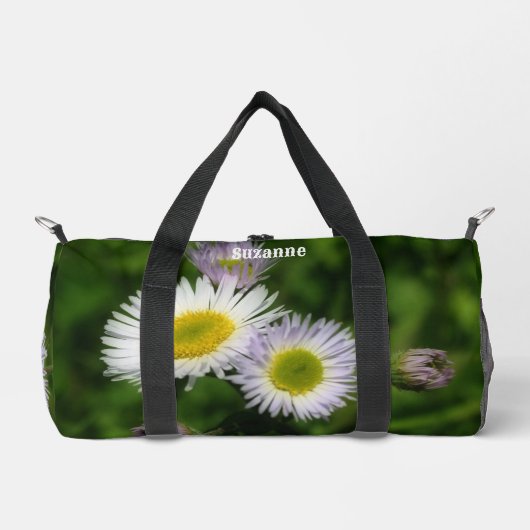 Wild Fleabane Daisy Flowers Natuur gepersonaliseer Plunjezak (Voorkant)