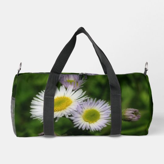 Wild Fleabane Daisy Flowers Natuur gepersonaliseer Plunjezak (Achterkant)