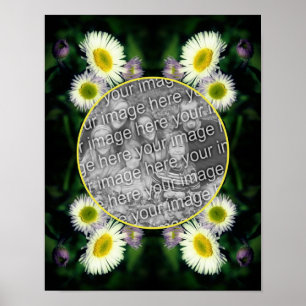 Wild Fleabane Daisy Lijst Creëer Uw eigen foto Poster