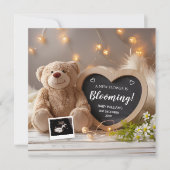 Wild Floral Baby aankondiging (Voorkant)