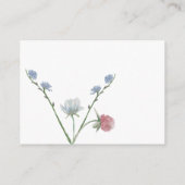 Wild Floral Chalkboard, Korting Voucher Informatiekaartje (Achterkant)