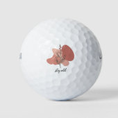Wild Floral Design Golfballen (Voorkant)